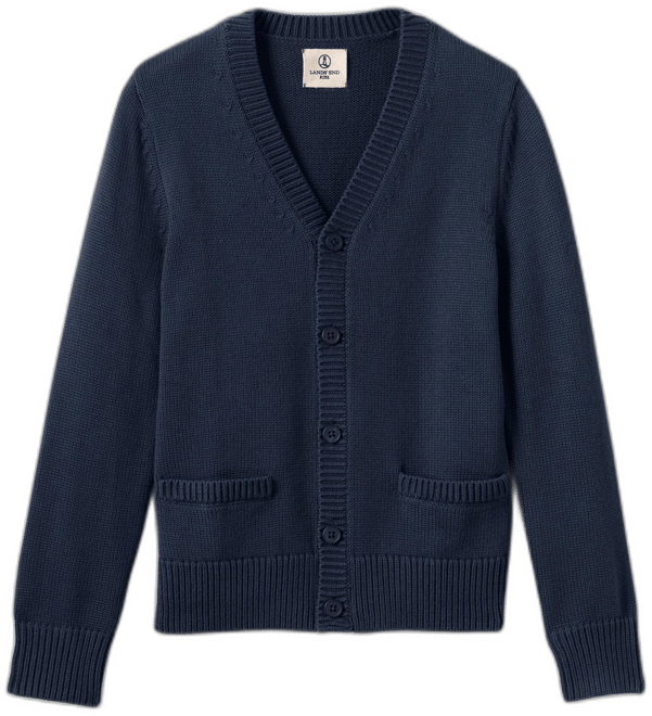 Boys Cotton Modal Button Front Cardigan Sweater