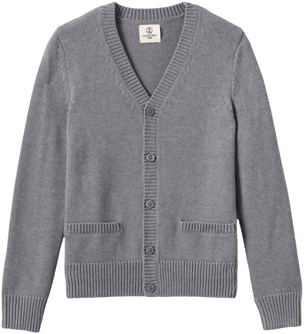 Boys Cotton Modal Button Front Cardigan Sweater