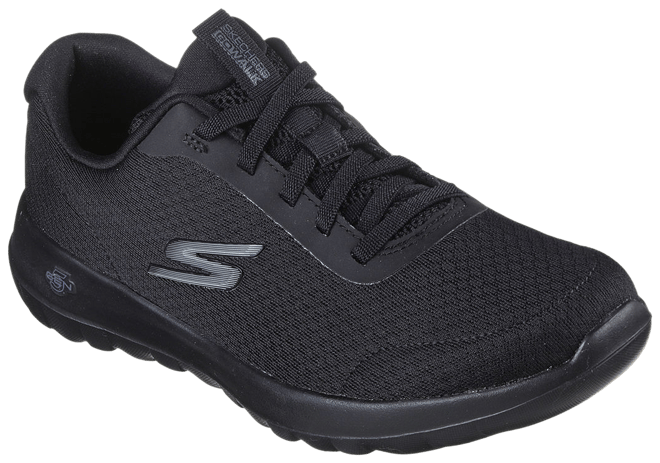 Skechers Go Walk Joy Ecstatic Womens Walking Shoes, Color: Black