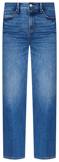 High Rise Straight Jeans in Dark Curvy Vintage Fit Indigo - Wash