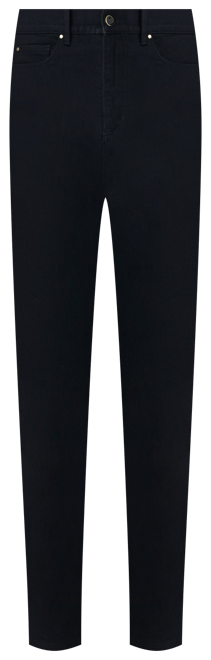 Petite High Rise Skinny Jeans in Classic Black Wash - Curvy Fit