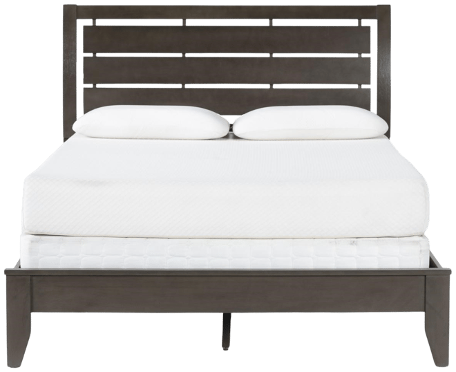 Clearance Eva Grey Queen Size Bed – Affordable Furniture Source