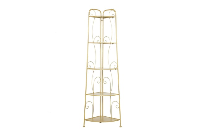 White corner bakers outlet rack