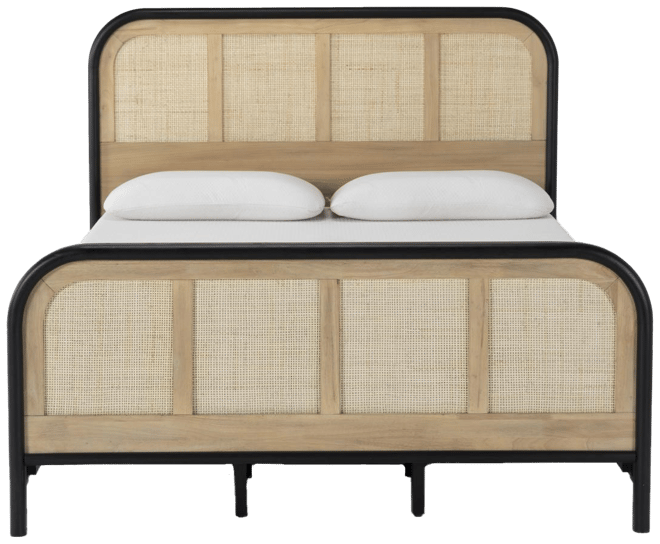 Magnolia Home Monte Cane Queen Panel Bed By Joanna Gaines