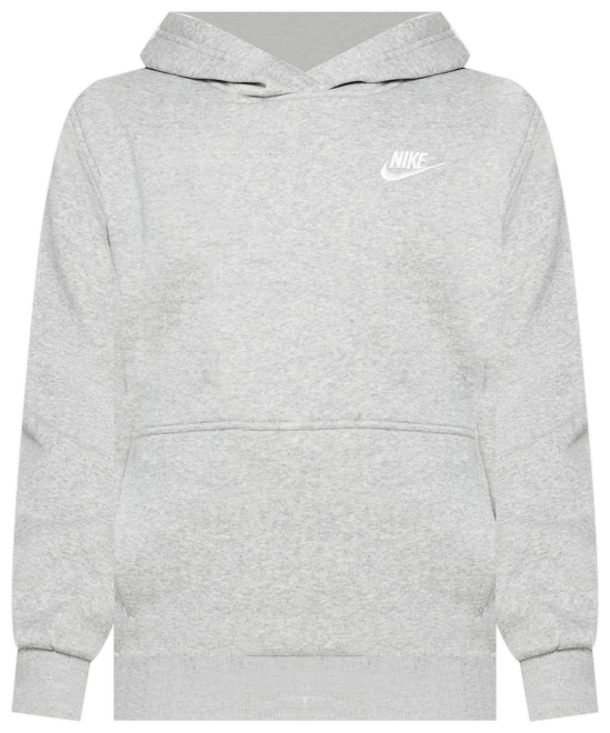 Nike Sportswear Club Fleece Pullover-hættetrøje (udvidet størrelse) til større børn