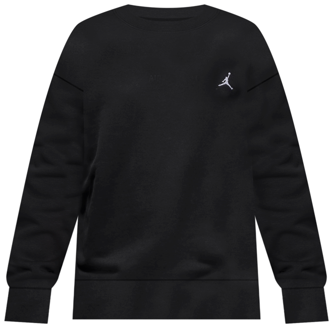Jordan Essentials เสื้อวอร์มคอกลมผู้ชายผ้าฟลีซ Loopback