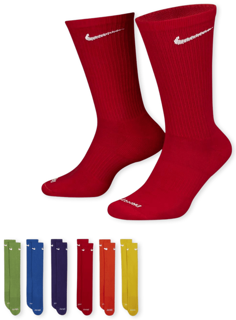 Nike Everyday Plus Cushioned Training Crew Socks (6 Pairs)