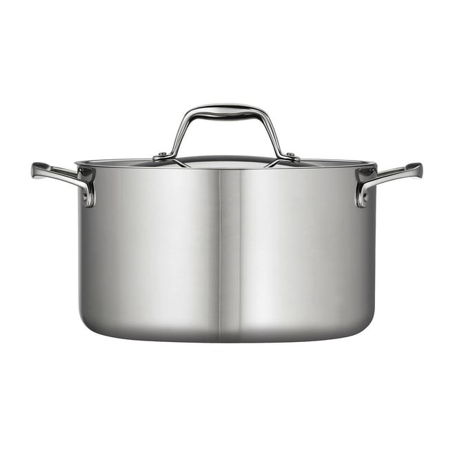 Tramontina Gourmet 12 In. Tri-ply Clad Induction Ready Stainless
