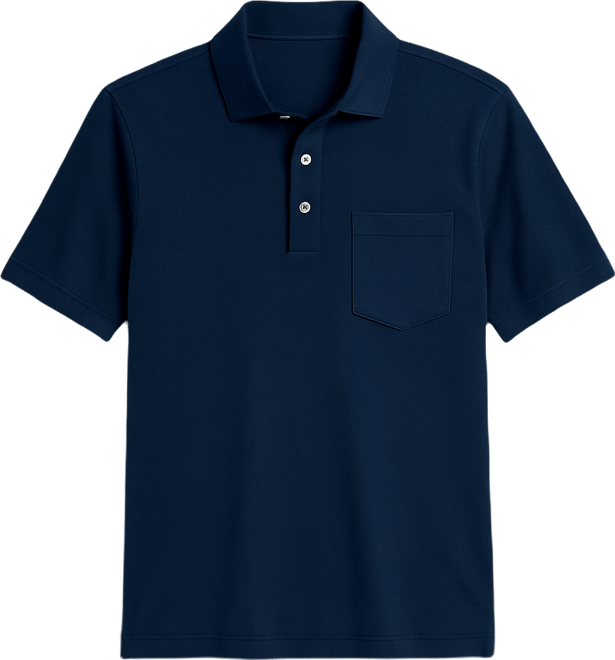 Men's Short Sleeve Cotton Supima Polo Shirt with Pocket