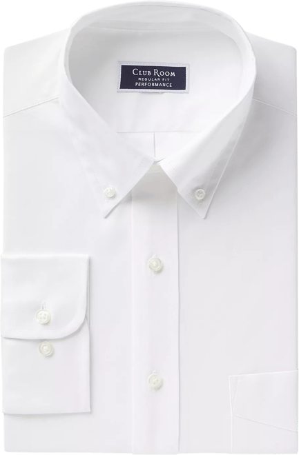 Men's Regular Fit Pinpoint Dress Shirt, Created for Macy's