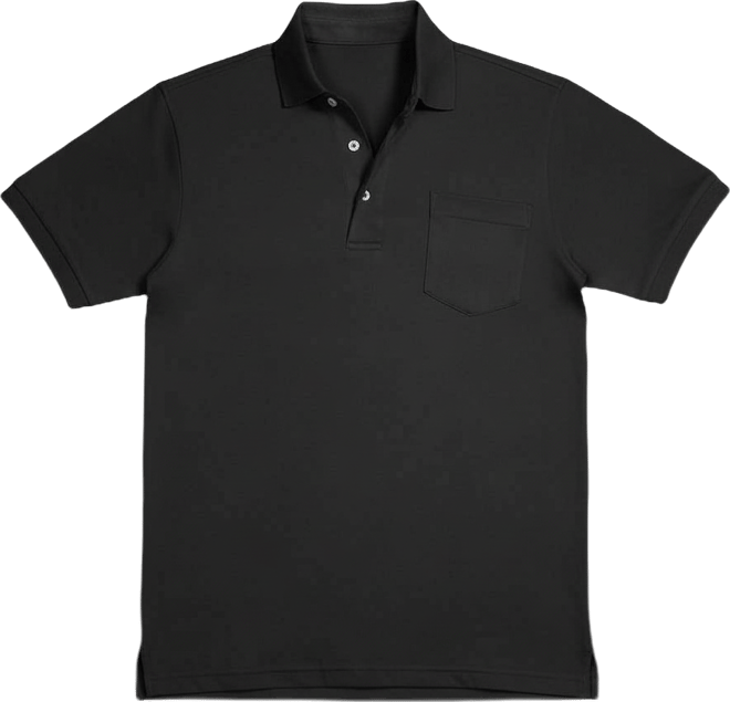 Men's Short Sleeve Cotton Supima Polo Shirt with Pocket