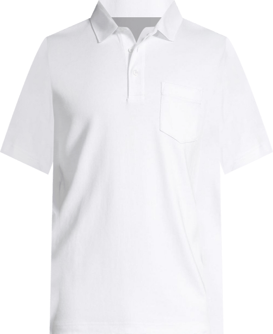 Men's Short Sleeve Cotton Supima Polo Shirt with Pocket