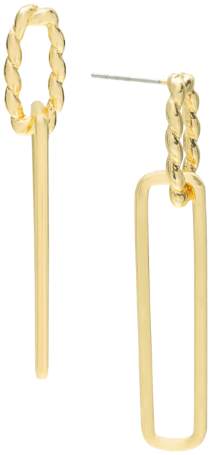 Twisted Linear Drop Earrings, Created for Macy's