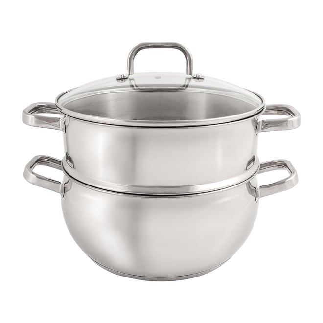 Farberware 4 Qt Stock Pot 18/10 Stainless Steel USA double handles