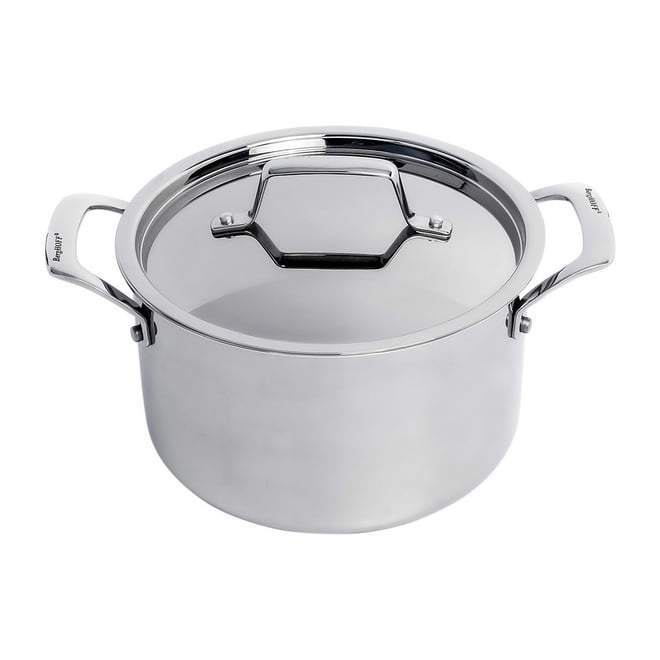 BergHOFF Essentials Gourmet 6-Piece 18/10 Stainless Steel Cookware