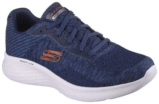 Skechers Mens Skech Lite Pro Walking Shoes Color Navy Orange JCPenney