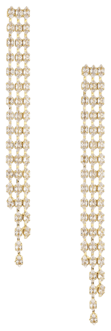 Fan Out 18K Gold Plated Dangle Earrings