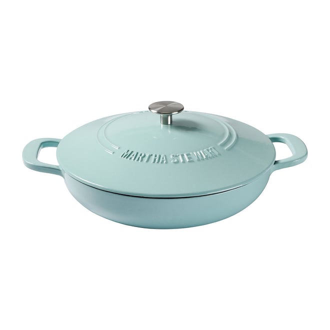Martha Stewart Collection CLOSEOUT! Enameled Cast Iron 12 Fry Pan