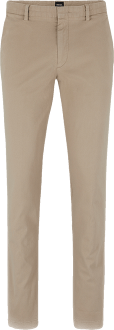 Boss by  Men's Stretch-Cotton Gabardine Slim-Fit Chinos