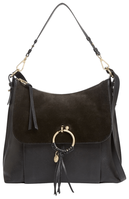 Joan small leather online shoulder bag