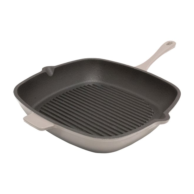 BergHOFF Neo 11 in. Cast Iron Square Grill Pan - Pink