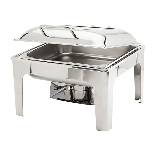 Celebrations 9.5 qt. Rectangular Stainless Steel Chafing Dish 5 Piece Denmark