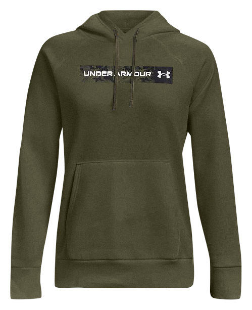 Under armour women's favorite fleece camo logo outlet hoodie