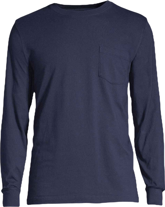 Men's Super-t Long Sleeve T-Shirt with Pocket