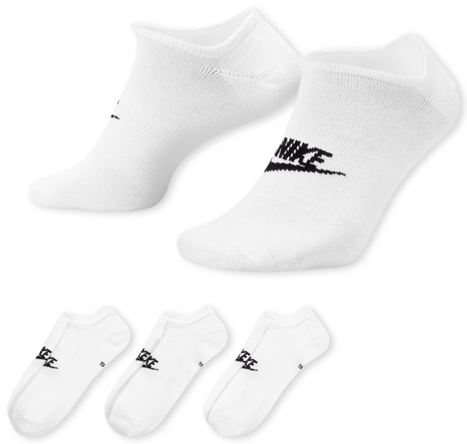 Nike Sportswear Everyday Essential No-Show Socks (3 Pairs)