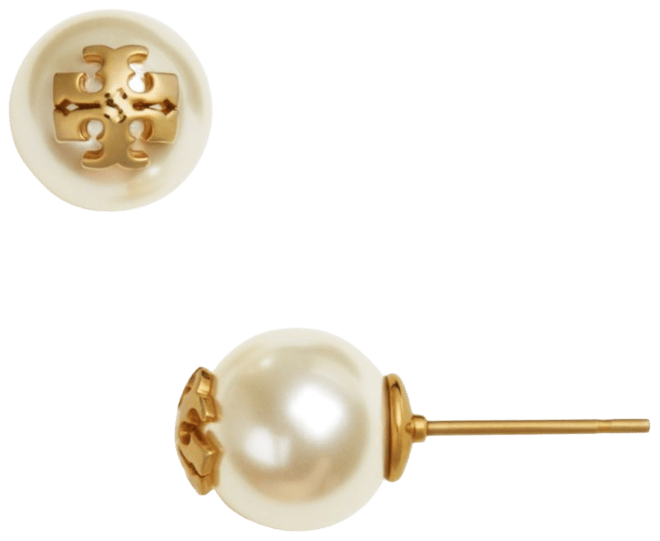 Tory Burch Logo Stud Earrings | Bloomingdale's