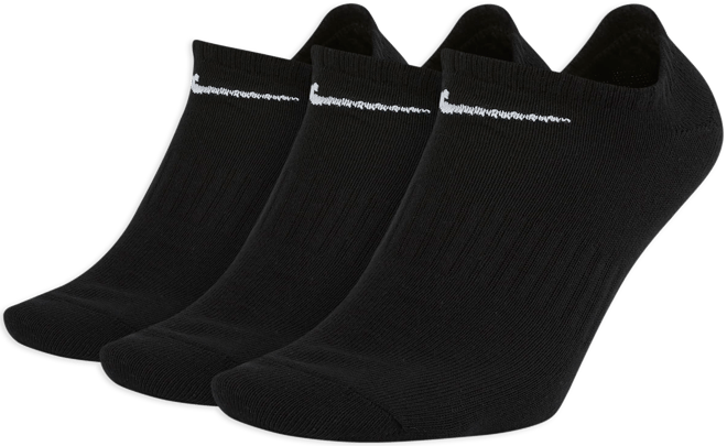 Nike Everyday Lightweight ถุงเท้าเทรนนิ่งแบบซ่อน (3 คู่)