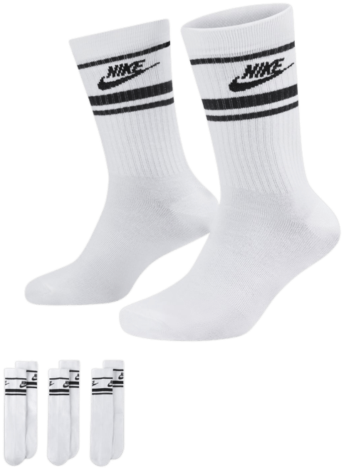 ナイキ スポーツウェア Dri-FIT エブリデイ エッセンシャル クルー ソックス (3足)