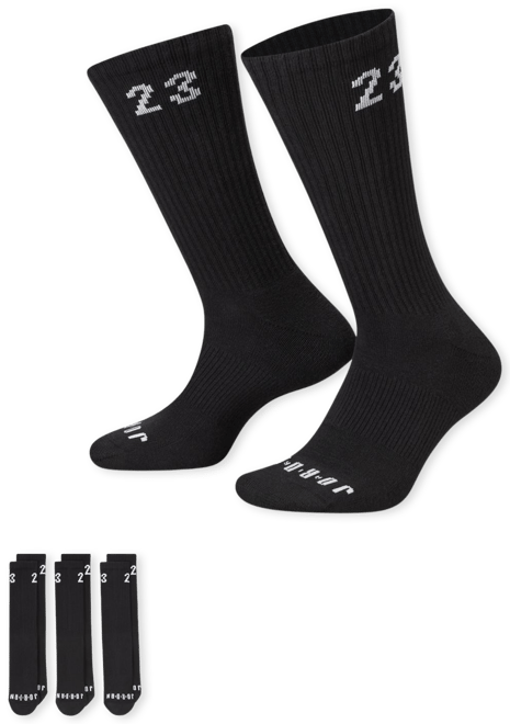 ジョーダン エッセンシャル クルー ソックス (3足)