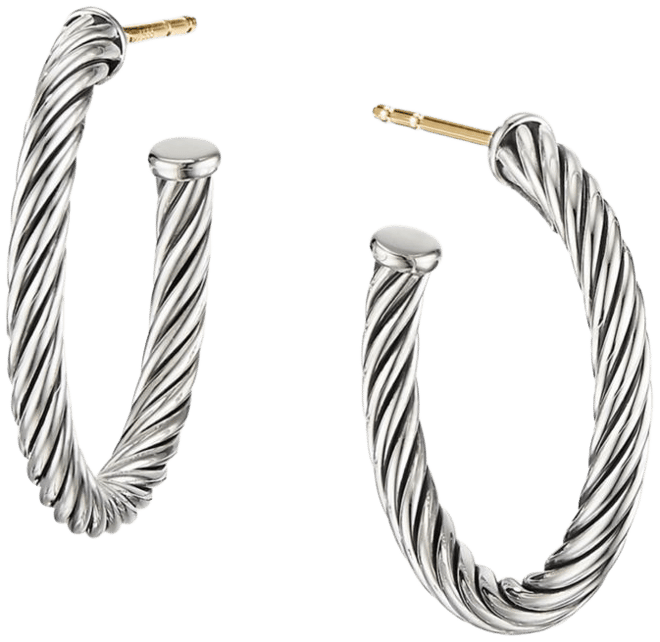 David yurman on sale cable hoops