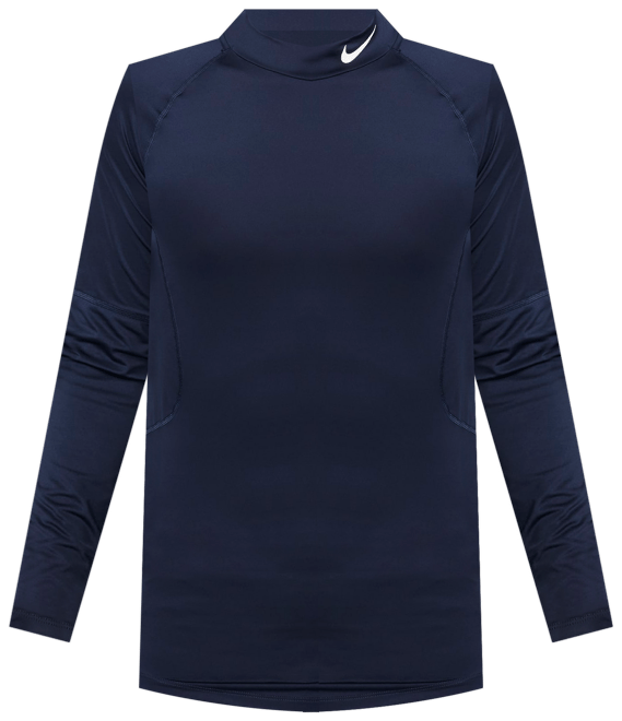 ナイキ プロ メンズ Dri-FIT フィットネス モックネック ロングスリーブ トップ