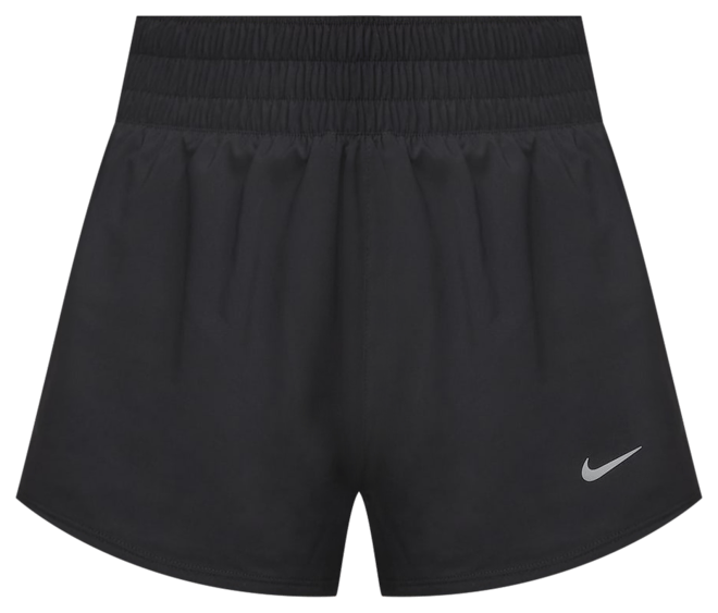 Nike Dri-FIT One กางเกงขาสั้นเอวปานกลาง 3 นิ้วมีซับในผู้หญิง