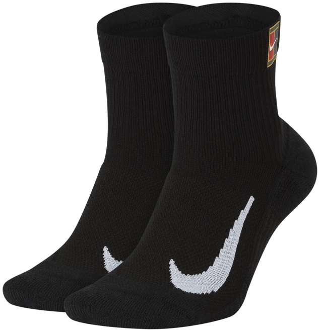 NikeCourt Multiplier Max Tennis Ankle Socks (2 Pairs)