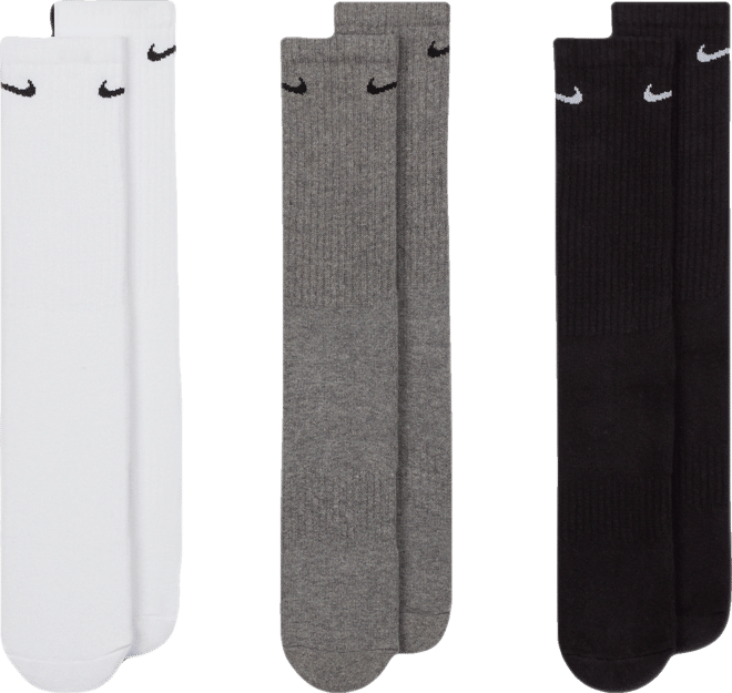 Nike Everyday Cushioned Training Crew Socks (3 Pairs)