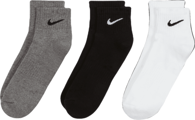 Nike Everyday Cushioned Training Ankle Socks (3 Pairs)