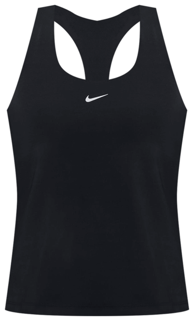 나이키 스우시 여성 미디엄 서포트 패드 스포츠 브라 탱크