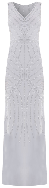 Embellished Column Gown - 100% Exclusive