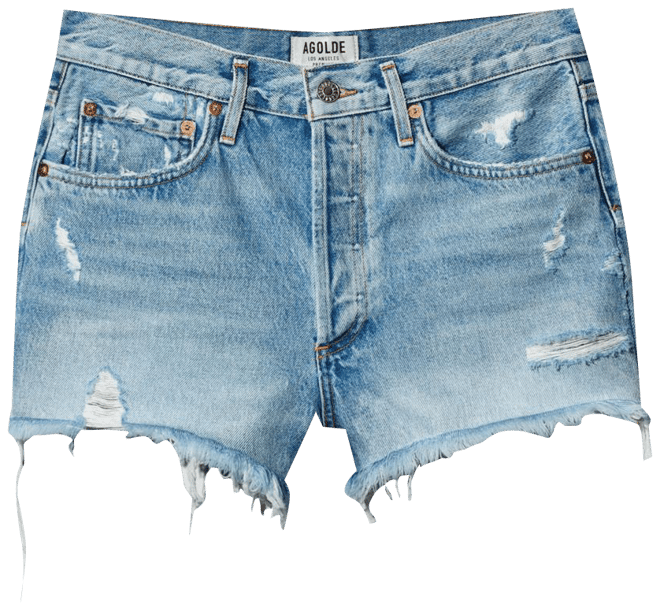 AGOLDE Parker Cutoff Denim Shorts Bloomingdale s