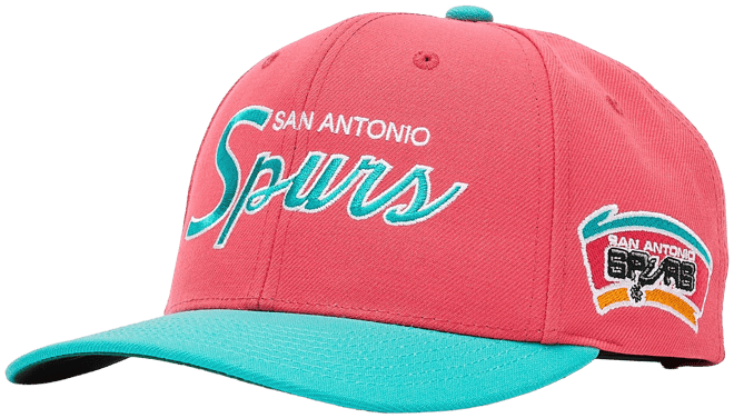 Mitchell Ness NBA San Antonio Spurs Script Snapback Hat – DTLR