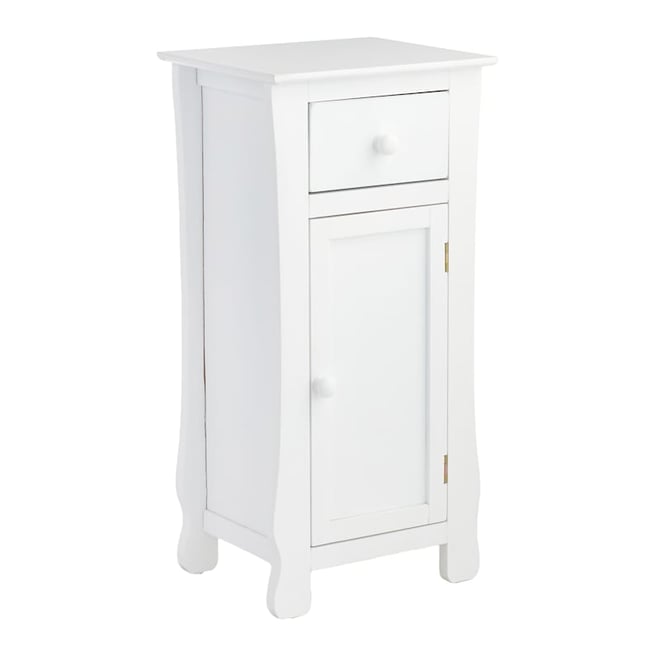 Busey 1 - Drawer End Table and Storage Andover Mills Color: White