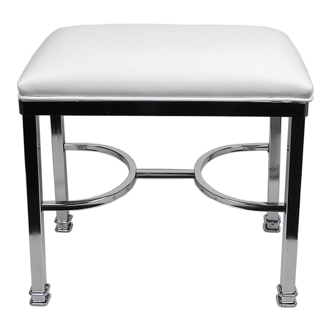 Black deals vanity bench