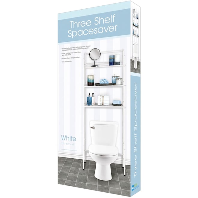 at Home Neil White Shower Tension Caddy