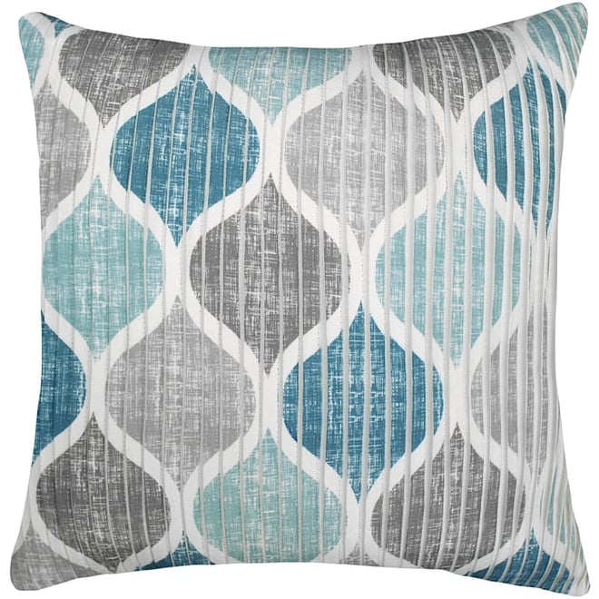 Turquoise lumbar clearance pillow