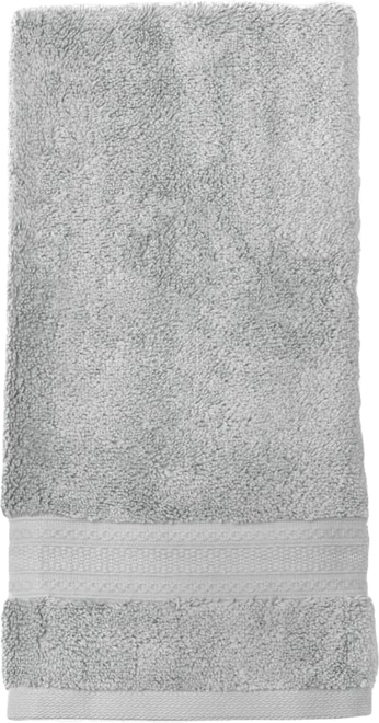 Luxury Gray Bath Towel, Cotton Sold by at Home