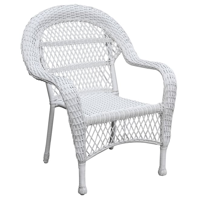 White wicker on sale couch outdoor