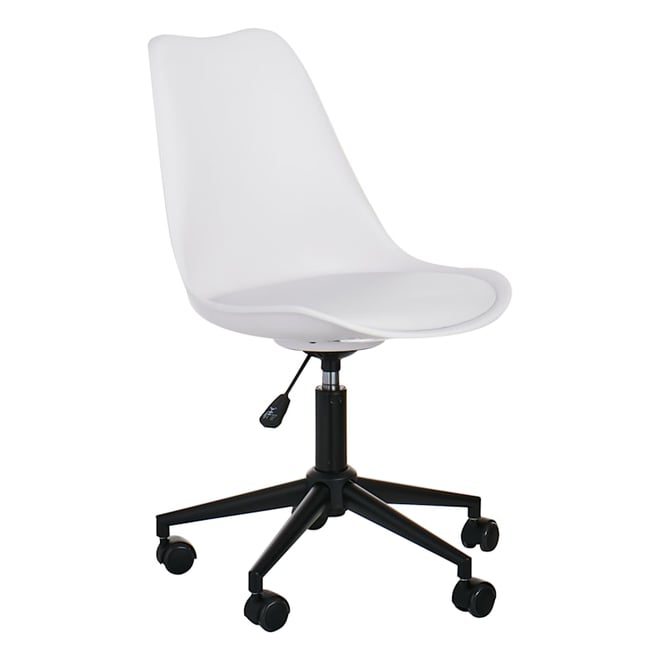 Sally Adjustable Office Chair White